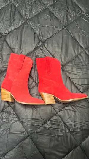 Red Suede Seychelles Line Dance Western Boots thumbnail 5