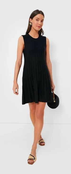 TUCKERNUCK Pomander Place Black Sleeveless Adi Knit Dress NWT Size XXL LBD prep‎ thumbnail 1