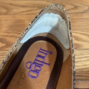 Indigo by Clarks Snakeskin Pattern Slip On Shoes heeled loafer‎ size 7.5 thumbnail 11