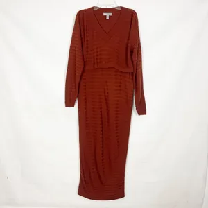 ASOS Pullover Knit Sweater Maxi Dress Size 0 thumbnail 2