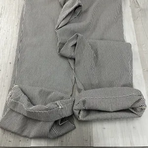 L.L. Bean Favorite Fit Curvy Striped Cotton Straight Leg Pants Hemmed 6T thumbnail 6