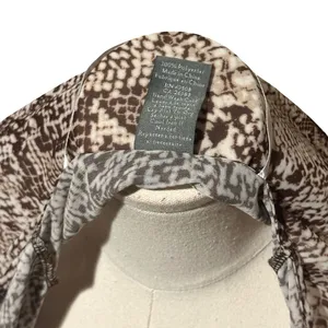Vince Camuto Snakeskin Print Open Front Chiffon Cardigan thumbnail 7