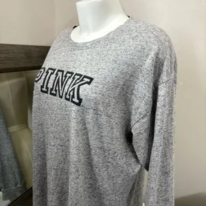 PINK Victoria's Secret Heather Gray Top thumbnail 5