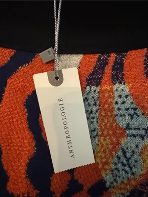 Aldo Martins Boho Geometric & Zebra Print Fall Mini Skirt in Orange thumbnail 4
