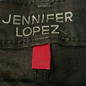 Jennifer Lopez Black Distressed Skinny Ankle Jeans Size 16 NWT thumbnail 10