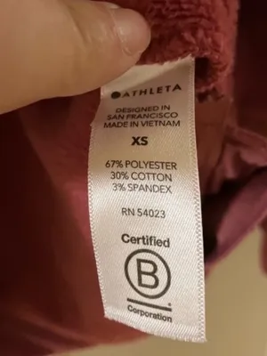Athleta Cozy Karma Funnel Neck Sweatshirt in Victorian Berry Pink Mauve Size XS thumbnail 4