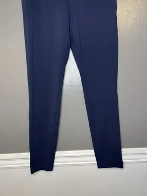 Athleta Pants Womens Medium Blue Skinny Track Ankle Zip Pocket Stretch Athletic thumbnail 3