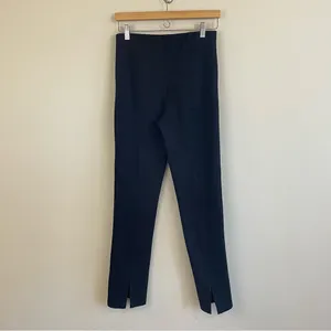Anthropologie Maeve Split Hem Ponte Knit Pull On Pants‎ Black Size XS thumbnail 9