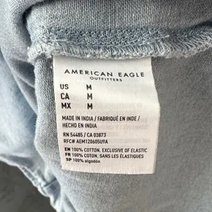 • American Eagle • Women’s Light Blue Sleeveless Denim Romper size M thumbnail 4