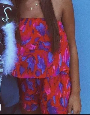Petal Columbia Boutique Strapless Romper thumbnail 3