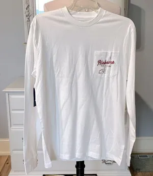 Champion University of Alabama White Long Sleeve Cotton Shirt thumbnail 2