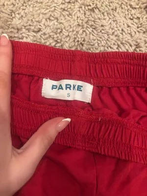 Red Parke Lounge shorts  thumbnail 2