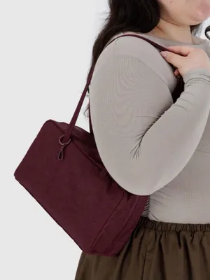 BAGGU Maroon Shoulder Bag thumbnail 1