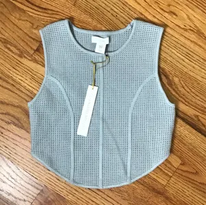 House of Harlow Gray Cropped Top NWT thumbnail 1