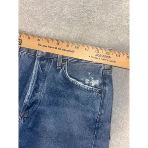 agolde feel‎ good jamie jeans button raw hem distressed 26 thumbnail 11