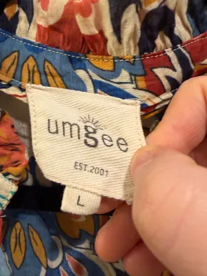 Umgee Bohemian Puff Sleeve Patterned Colorful V-Neck Blouse thumbnail 6