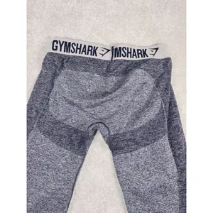 womens gymshark leggings seamless logo‎ waistband medium thumbnail 5