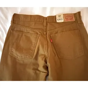 Levis Pants Womens Size 29 Brown Mid Rise Straight Twill Cotton 5 Pocket NWT thumbnail 11