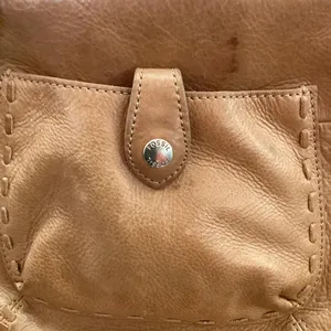 Vintage Fossil Brown Leather Cross‎ Body Bag thumbnail 4