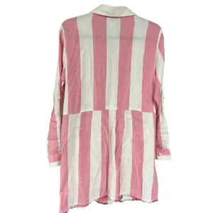 Tommy Bahama Rugby Beach Stripe Boyfriend Shirt Swim Coverup Coral Coast Small thumbnail 4
