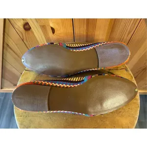 Beacon Phoenix Slip On Striped Ballet Multi Stripe Size 11AA Yellow thumbnail 7