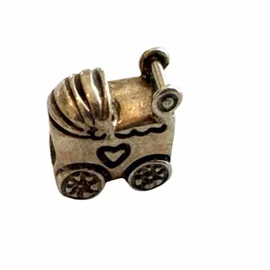 Pandora Sterling Silver Baby Carriage Pram Charm thumbnail 3