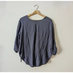 Kimchi Blue Urban Outfitters Blue Lightweight Slouchy Pullover Blouse Size XS thumbnail 5