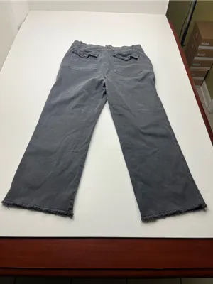 Faherty Womens Size‎ 29 Grey Gray Straight Leg Pockets Cargo Pant WBS2223 FLAW thumbnail 14