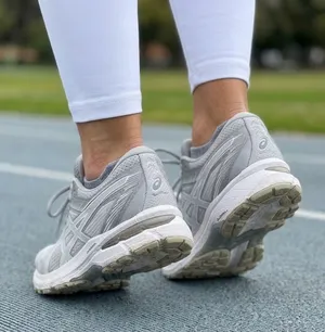 ASICS Women's Running Shoes in Light Gray and White thumbnail 1