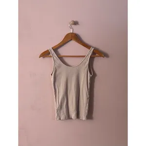 Forever 21 Tan Henley Tank Top Size S thumbnail 2