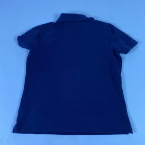 Lauren Ralph Lauren Shirt Womens Medium Blue‎ Polo Collared Short Sleeve RL Logo thumbnail 9