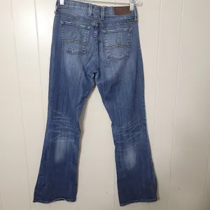 LUCKY BRAND Sofia Boot Ankle Mid Rise Blue Denim Jeans Women's Size 6/28 thumbnail 6