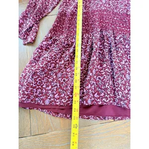 Derek Lam 10‎ Crosby Paisley Mini Dress Womens Burgundy Pink Size 6 thumbnail 8