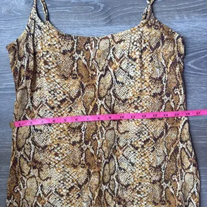 REFORMATION Vivette Snakeskin Mini Dress Medium thumbnail 12