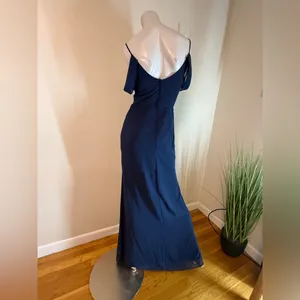 Celebrate DB Studio Off The Shoulder MOB Prom Homecoming Navy Blue Size 2 NWT thumbnail 5