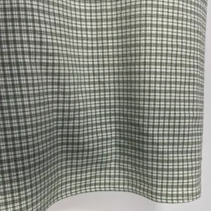 John Galt Plaid Shift Dress Mini White Gingham Preppy Pistachio Green Picnic thumbnail 5