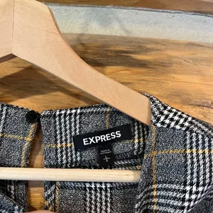 Express Plaid Long Sleeve Blouse thumbnail 2