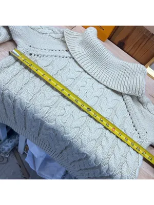 Volcom Snooders Beige Cream Cable Knit Chunky Cowl Neck Sweater Size Medium thumbnail 9
