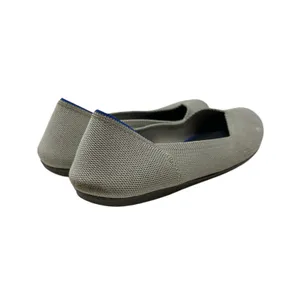 Rothy's The Flat‎ Shoes in the Flax Birdseye Knit Ballet Gray Size 8.5 thumbnail 6