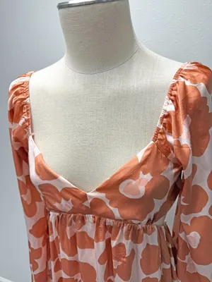 *NEW* Mittoshop Light My Love Floral Midi Dress thumbnail 9