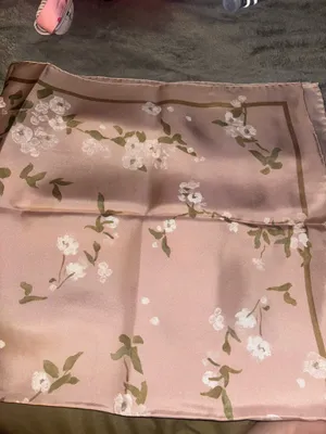 Fitch collection 100% silk scarf Pink thumbnail 1