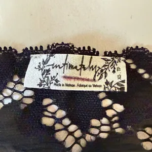 FREE PEOPLE INtimately Lacey Black Lace Stretchy Triangle Bralette Cami XS thumbnail 4