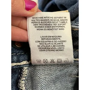 Miss Me Jeans Skinny Embellished Distressed Medium Wash Denim Buckle Y2K Size 27 thumbnail 11