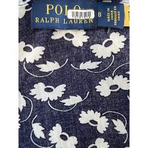 Polo Ralph Lauren Blue Floral Blouse Size 8 thumbnail 8