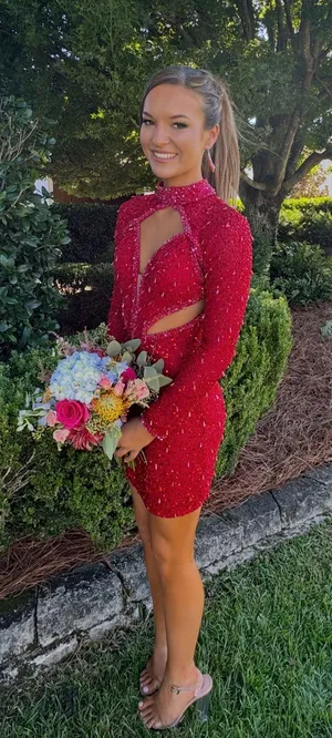 Amarra Red Formal Dress Size 0 thumbnail 1