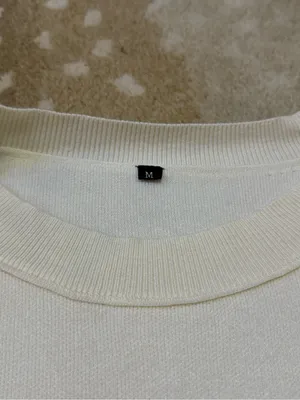 Black Ivory Striped Breton Knit Sweater Women’s M Oversized Crewneck thumbnail 6