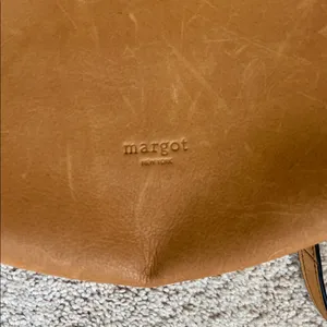 margot New York leather‎ backpack purse Tan thumbnail 3