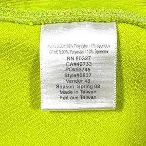 Pearl Izumi Medium Womens Hi-Vis Green Yellow Cycling Jersey‎ Half Zip EUC thumbnail 6