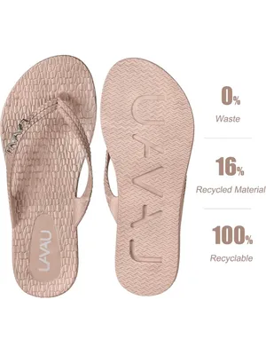 Lavau Nude Beach Pool Lake Flip Flops Waterproof Non Slip thumbnail 2