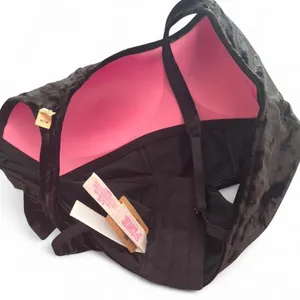 Victoria's Secret PINK black velvet corset top in size Medium thumbnail 5